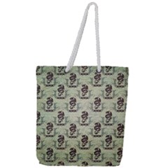 Awesome Chinese Dragon Pattern Full Print Rope Handle Tote (large) by FantasyWorld7