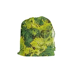 Garden Of The Phoenix Drawstring Pouch (medium) by Riverwoman