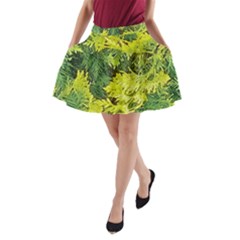 Garden Of The Phoenix A-line Pocket Skirt by Riverwoman