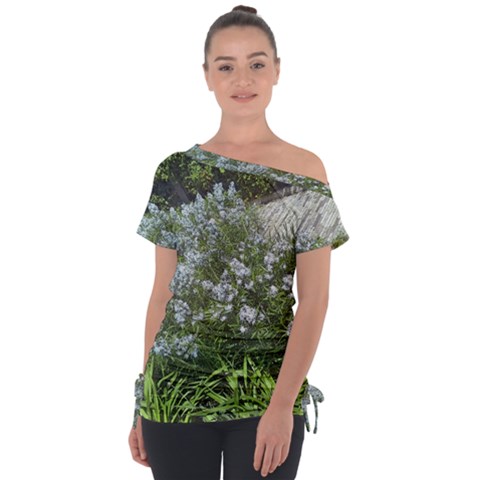 Lurie Garden Amsonia Tie-up Tee by Riverwoman