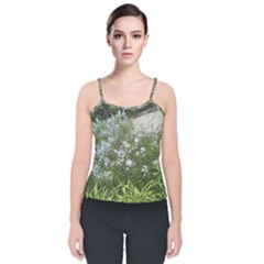 Lurie Garden Amsonia Velvet Spaghetti Strap Top by Riverwoman