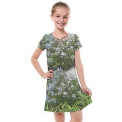 Lurie Garden Amsonia Kids  Cross Web Dress by Riverwoman