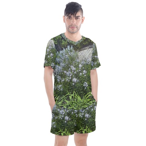 Lurie Garden Amsonia Men s Mesh Tee And Shorts Set by Riverwoman