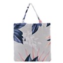 White Blossom Grocery Tote Bag View1