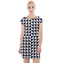 Optical Illusion Illusion Black Cap Sleeve Bodycon Dress View1