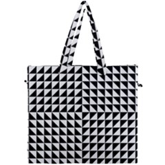 Optical Illusion Illusion Black Canvas Travel Bag by Pakrebo