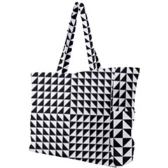 Optical Illusion Illusion Black Simple Shoulder Bag by Pakrebo