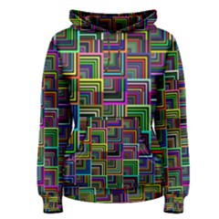 Wallpaper Background Colorful Women s Pullover Hoodie by Pakrebo