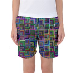 Wallpaper Background Colorful Women s Basketball Shorts by Pakrebo