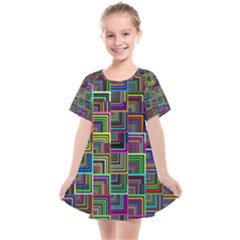 Wallpaper Background Colorful Kids  Smock Dress by Pakrebo