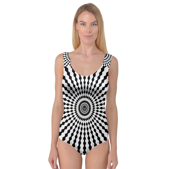 Starburst Sunburst Hypnotic Princess Tank Leotard 