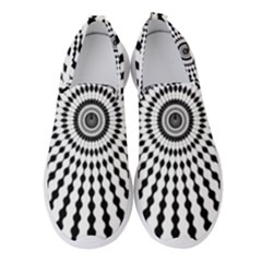 Starburst Sunburst Hypnotic Women s Slip On Sneakers