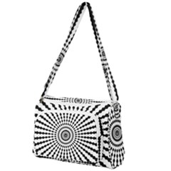 Starburst Sunburst Hypnotic Front Pocket Crossbody Bag by Pakrebo