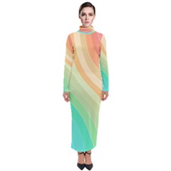 Arrangement Aesthetics Aesthetic Turtleneck Maxi Dress by Pakrebo