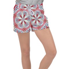 Kaleidoscope Background Bottles Women s Velour Lounge Shorts by Pakrebo