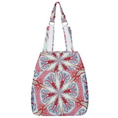 Kaleidoscope Background Bottles Center Zip Backpack by Pakrebo