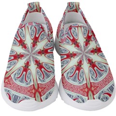 Kaleidoscope Background Bottles Kids  Slip On Sneakers by Pakrebo