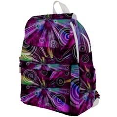 Fractal Circles Abstract Top Flap Backpack