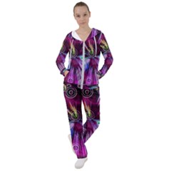 Fractal Circles Abstract Women s Tracksuit