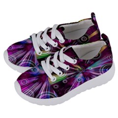 Fractal Circles Abstract Kids  Lightweight Sports Shoes by Pakrebo