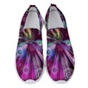 Fractal Circles Abstract Women s Slip On Sneakers View1