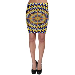 Illusion Head Idea Irritation Bodycon Skirt by Pakrebo