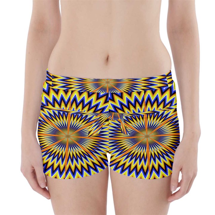 Illusion Head Idea Irritation Boyleg Bikini Wrap Bottoms