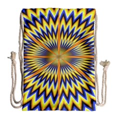 Illusion Head Idea Irritation Drawstring Bag (large) by Pakrebo