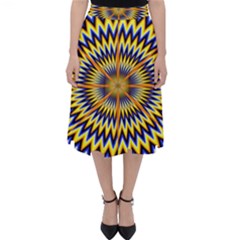 Illusion Head Idea Irritation Classic Midi Skirt by Pakrebo