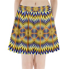 Illusion Head Idea Irritation Pleated Mini Skirt by Pakrebo