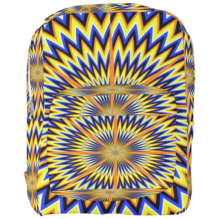 Illusion Head Idea Irritation Full Print Backpack