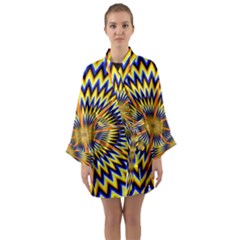 Illusion Head Idea Irritation Long Sleeve Kimono Robe by Pakrebo