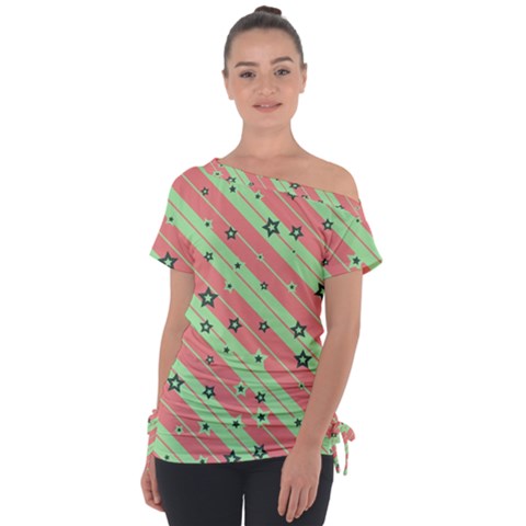 Arrangement Aesthetics Aesthetic Tie-up Tee by Pakrebo