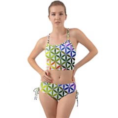 Mandala Rainbow Colorful Reiki Mini Tank Bikini Set by Pakrebo