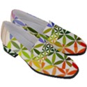 Mandala Rainbow Colorful Reiki Women s Chunky Heel Loafers View3