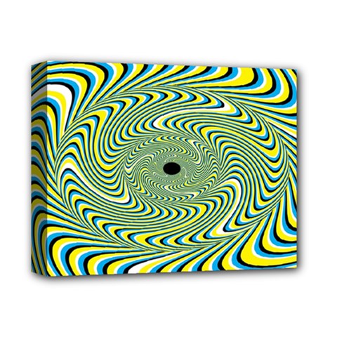 Illusion Idea Head Irritation Deluxe Canvas 14  X 11  (stretched) by Pakrebo