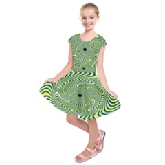 Illusion Idea Head Irritation Kids  Short Sleeve Dress by Pakrebo