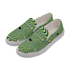 Illusion Idea Head Irritation Women s Canvas Slip Ons by Pakrebo