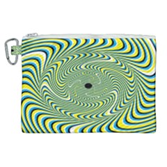 Illusion Idea Head Irritation Canvas Cosmetic Bag (xl) by Pakrebo