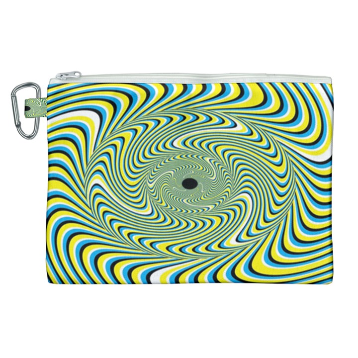 Illusion Idea Head Irritation Canvas Cosmetic Bag (XL)