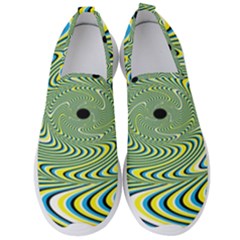 Illusion Idea Head Irritation Men s Slip On Sneakers by Pakrebo