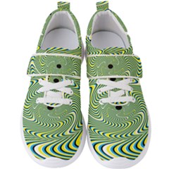 Illusion Idea Head Irritation Men s Velcro Strap Shoes by Pakrebo