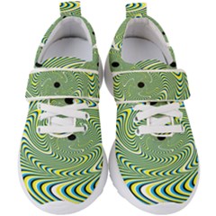 Illusion Idea Head Irritation Kids  Velcro Strap Shoes by Pakrebo