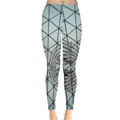 Graphic Pattern Wing Art Leggings  by Pakrebo