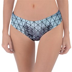 Graphic Pattern Wing Art Reversible Classic Bikini Bottoms by Pakrebo