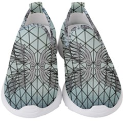 Graphic Pattern Wing Art Kids  Slip On Sneakers by Pakrebo