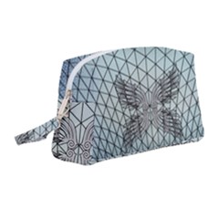 Graphic Pattern Wing Art Wristlet Pouch Bag (medium)