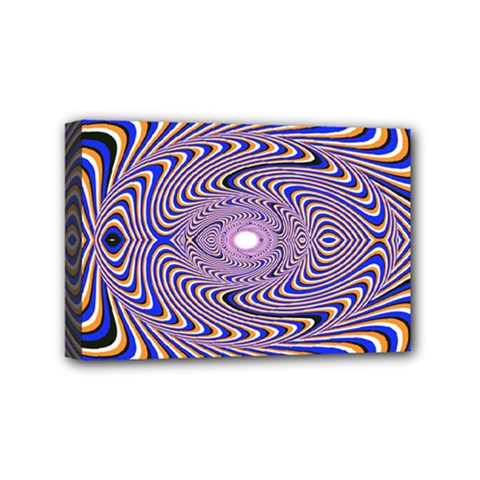 Illusion Head Idea Irritation Mini Canvas 6  X 4  (stretched) by Pakrebo