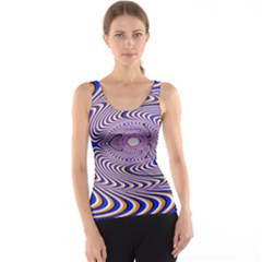 Illusion Head Idea Irritation Tank Top by Pakrebo