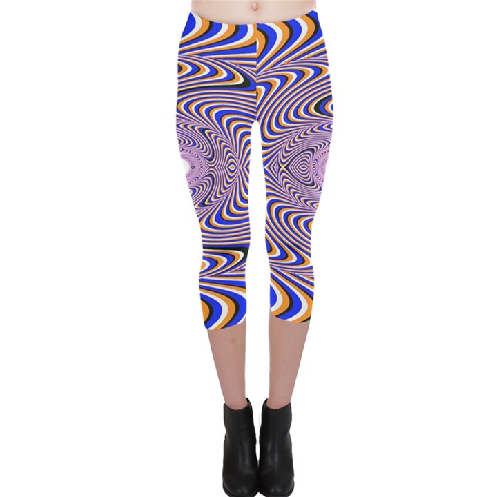 Illusion Head Idea Irritation Capri Leggings 